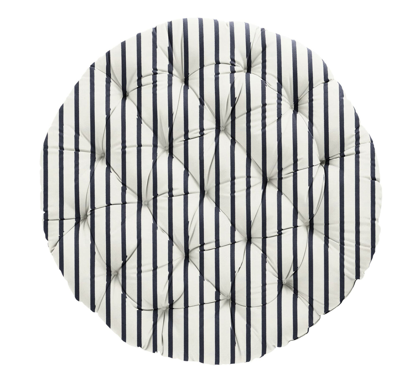 Sorra Home Indoor/Outdoor Sunbrella Stripe Papasan Cushion