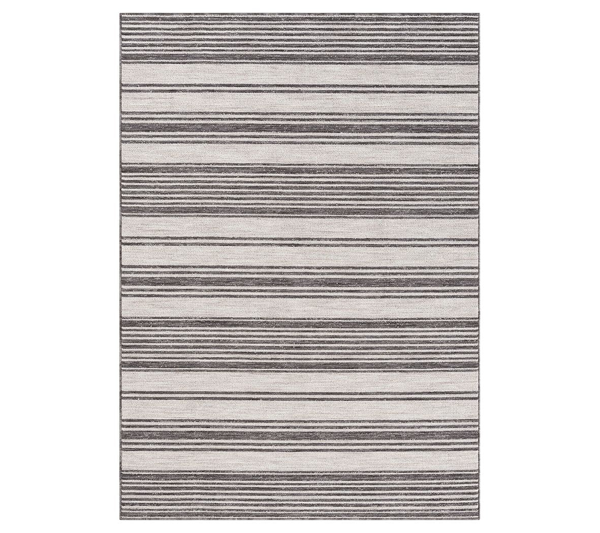 Ox Bay Striped PET Indoor/Outdoor Area Rug, 7'10" x 8'10"