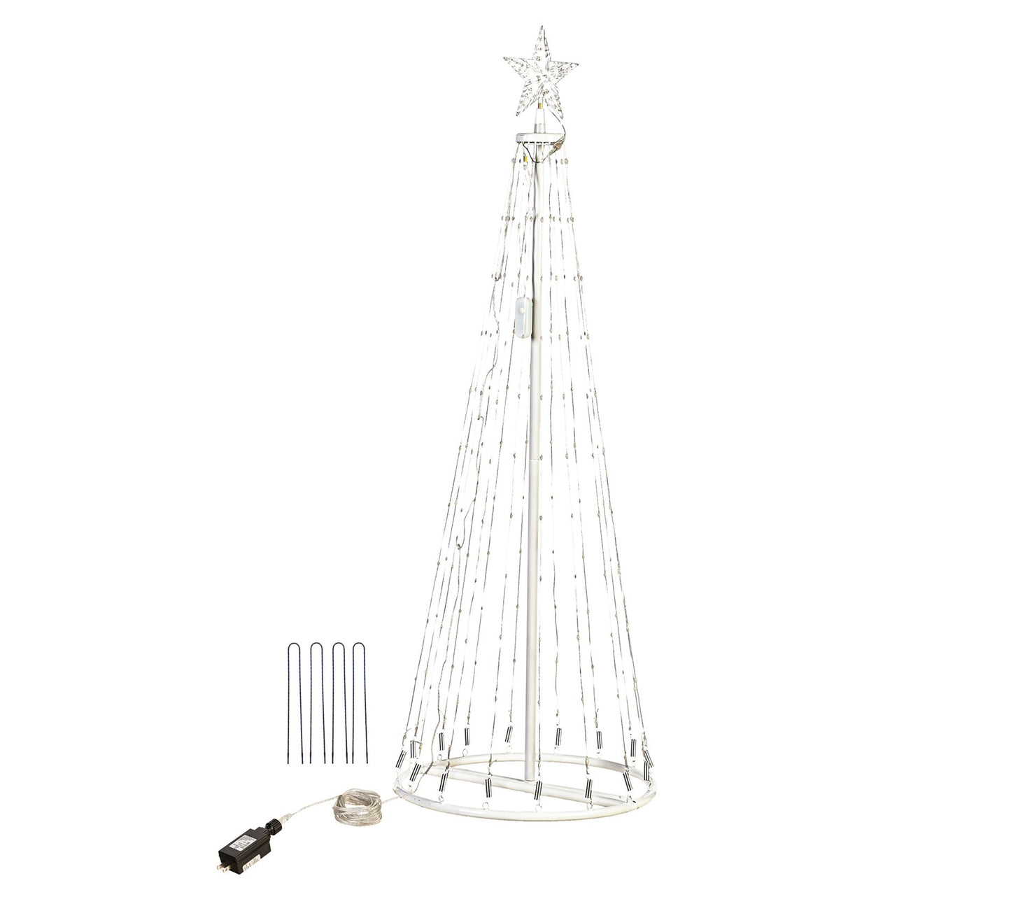 Evergreen Indoor/Outdoor Cone tree with RGB Lights 47"