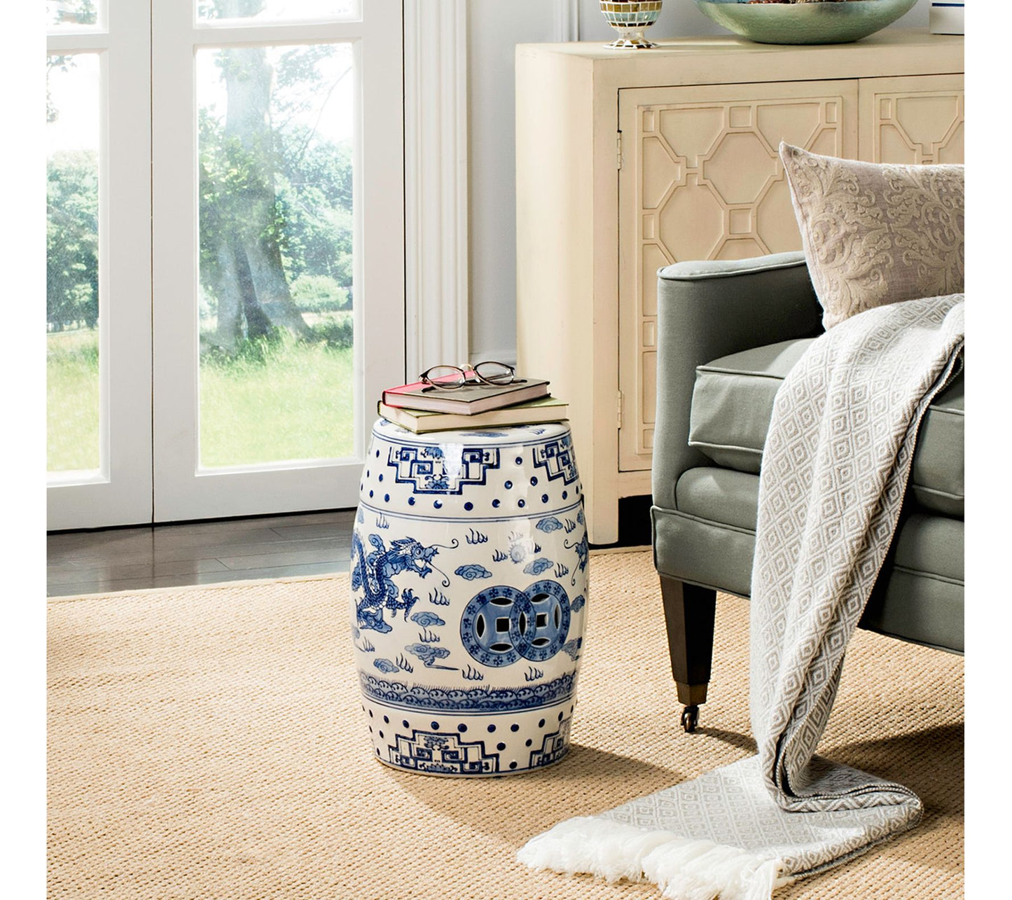 Safavieh Dragon's Breath Garden Stool