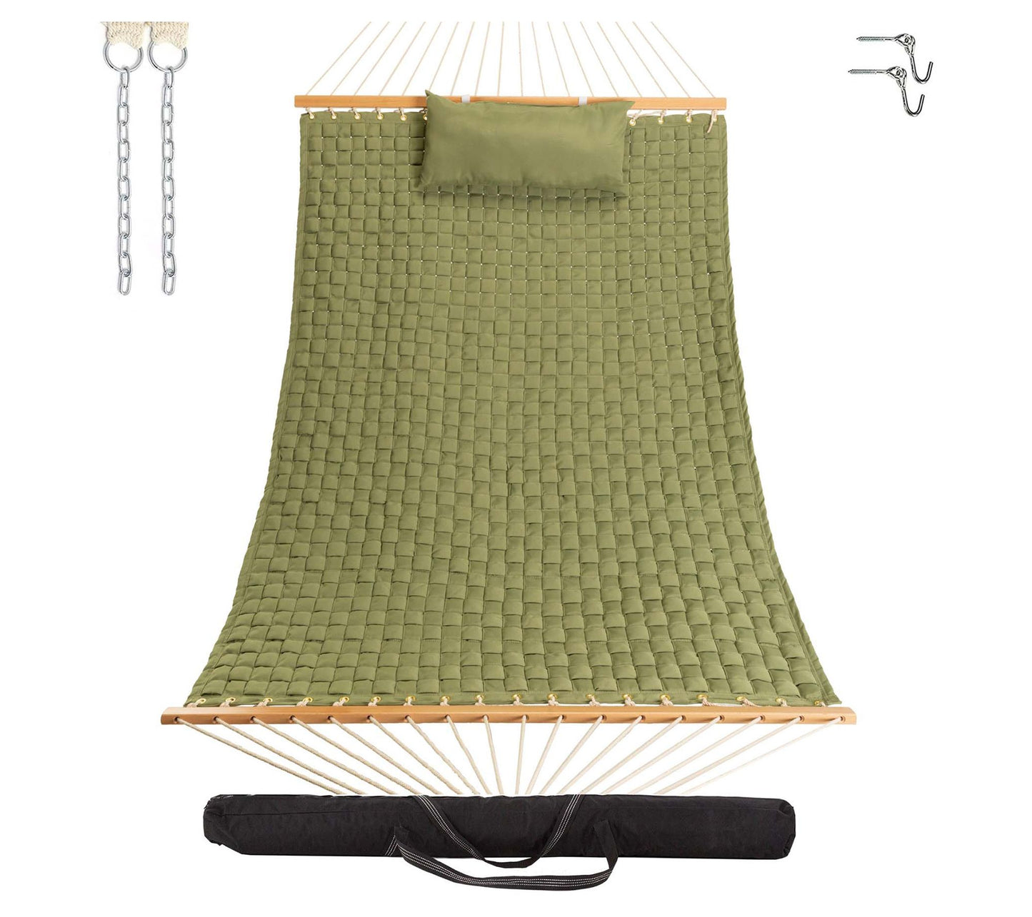 Castaway Living Soft Weave Hammock with Pillow&