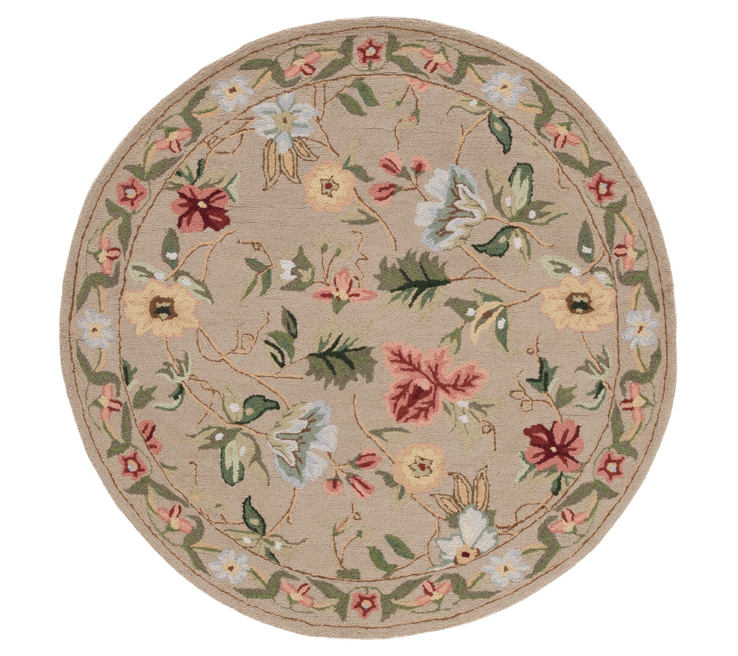 Chelsea Collection HK311 5'-6" X 5'-6" Round Rug by Valerie