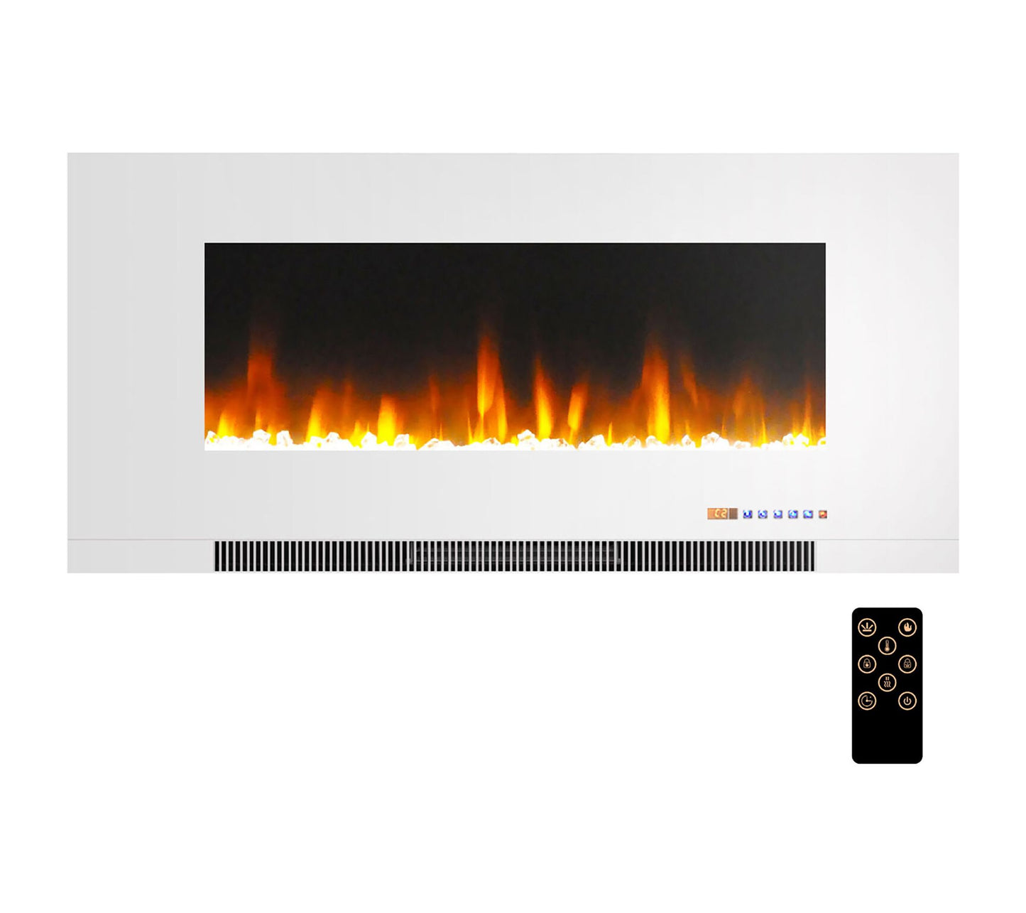 Cambridge 42-In. Wall Mounted Electric FireplacHeater with R