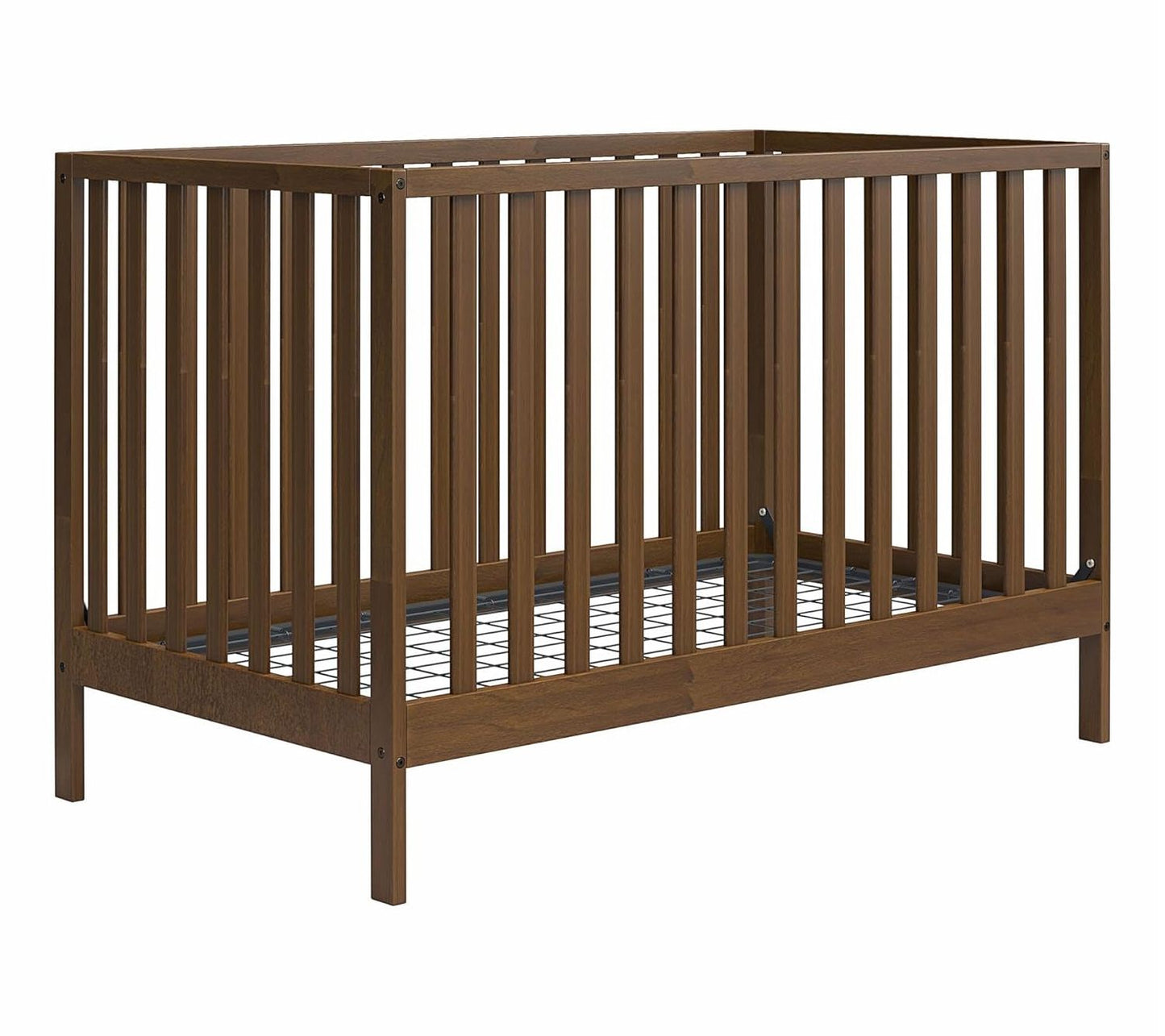 Baby Relax Ema 3-in-1 Convertible Crib- Walnut