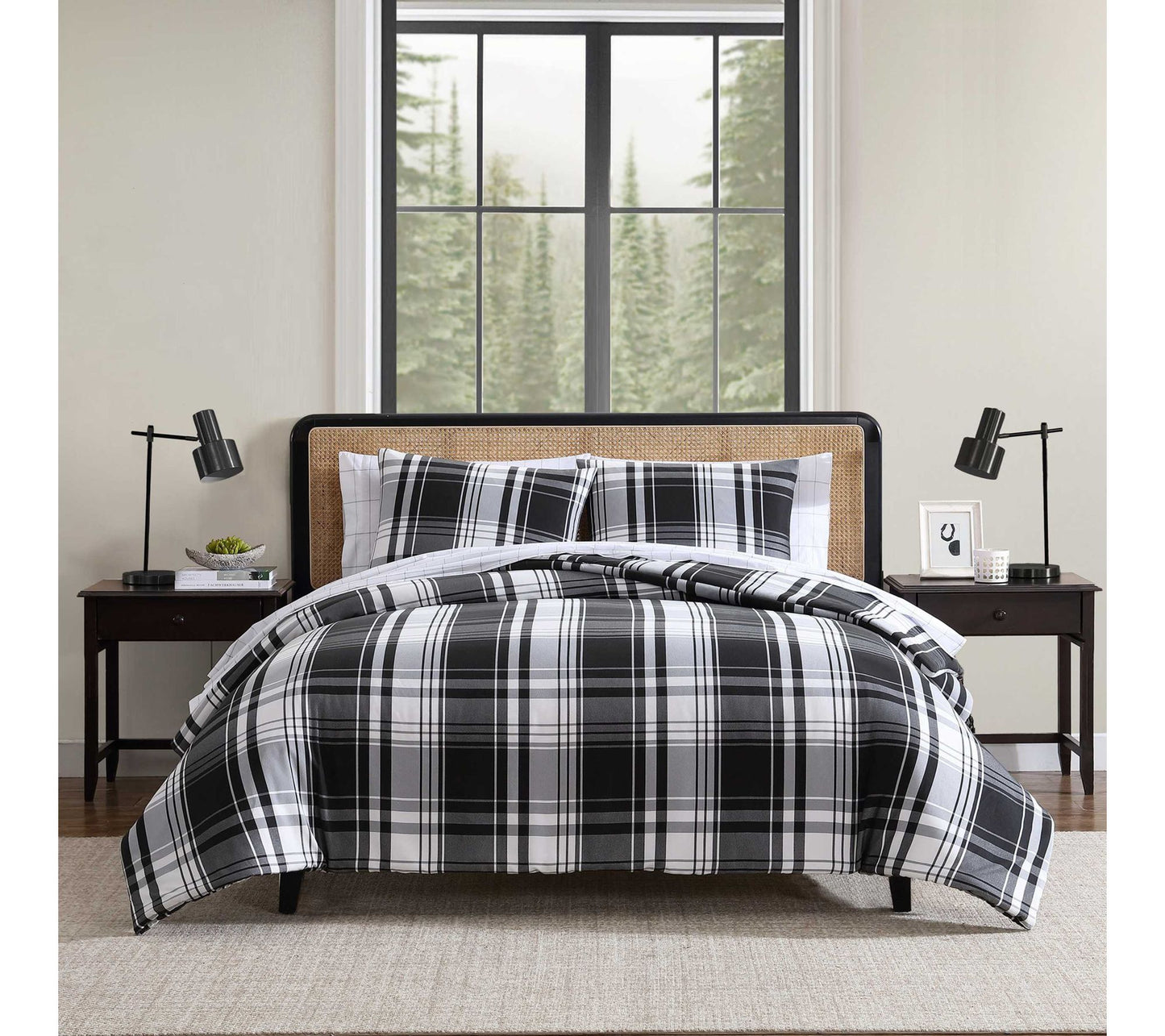 Eddie Bauer Saddle Mountain Plaid Full/Queen Comforter Set