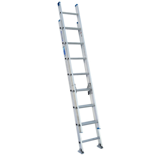 Werner D1300-2 16-ft Aluminum Type 1- 250-lb Load Capacity Extension Ladder D1316-2