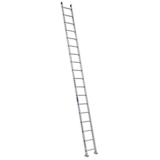 Werner D1500-1 18-ft Aluminum Type 1a- 300-lb Load Capacity Straight Ladder D1518-1