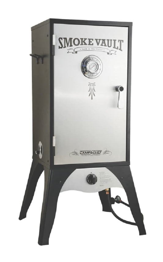 Camp Chef Smoke Vault 18-in 529-Sq in Black Gas Smoker SMV18S