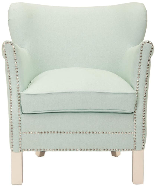 Safavieh Jenny Casual Robins Egg Blue Linen Accent Chair