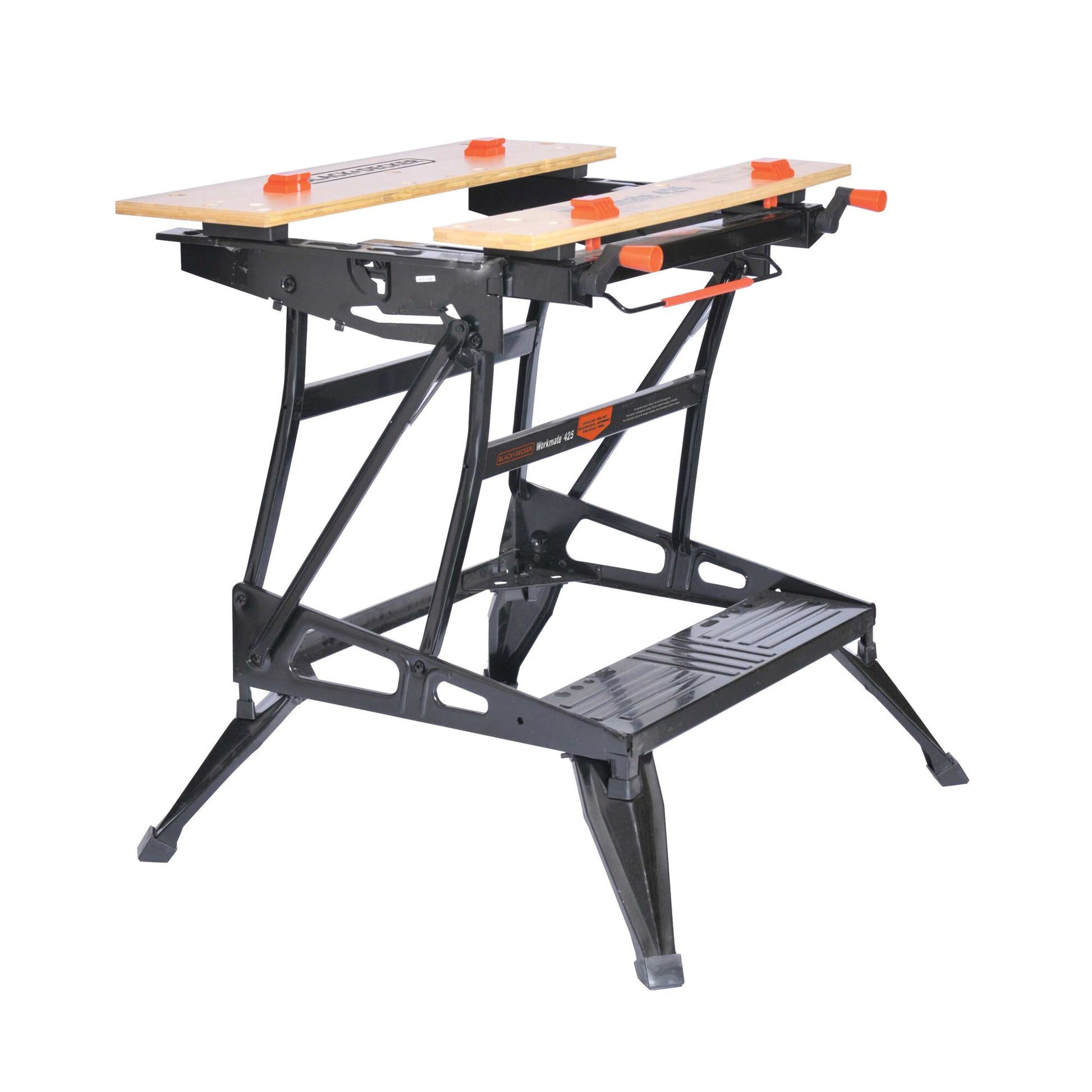 BLACK+DECKER 29-in L x 33.07-in H Black Wood Adjustable Height Portable Work Bench WM425