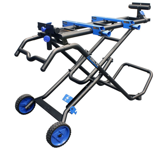 DELTA Steel Adjustable Rolling Miter Saw Stand 36-267