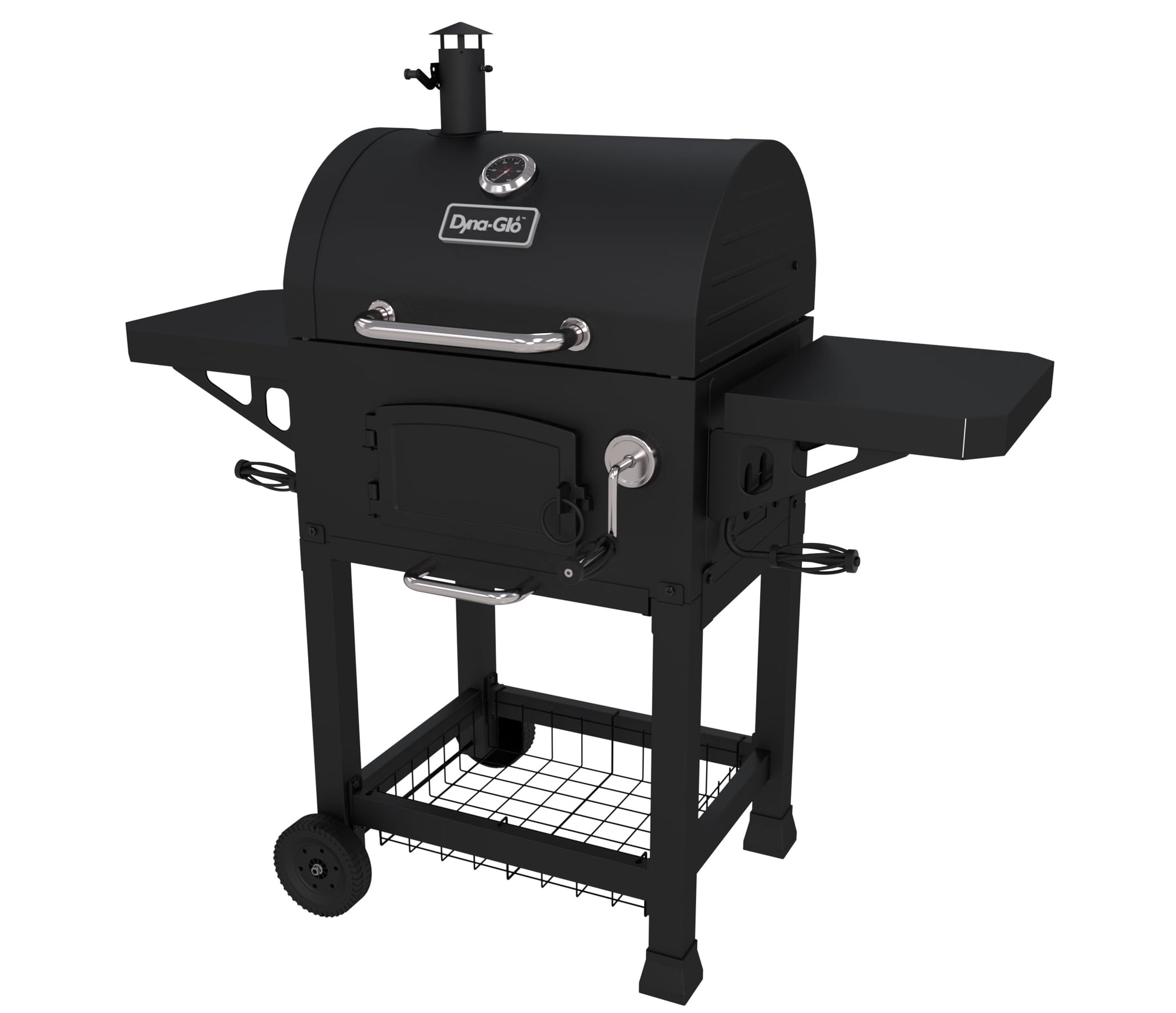 Dyna-Glo 22.5-in W Black Barrel Charcoal Grill DGN405DNC-D