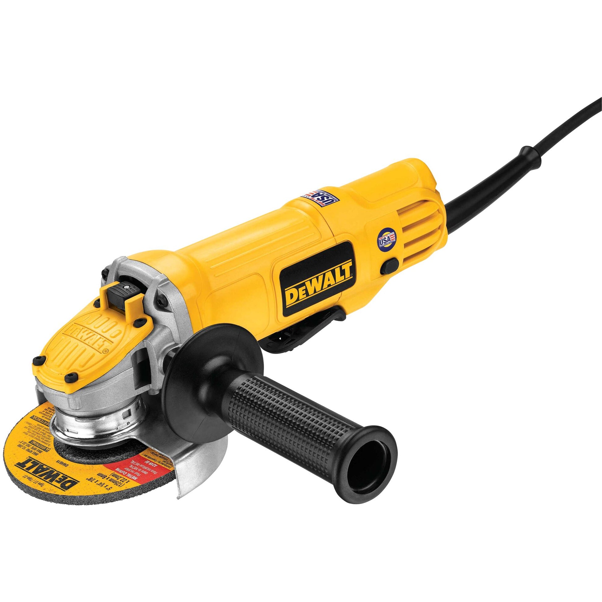 DEWALT 4.5-in Paddle Switch Corded Angle Grinder DWE4120W