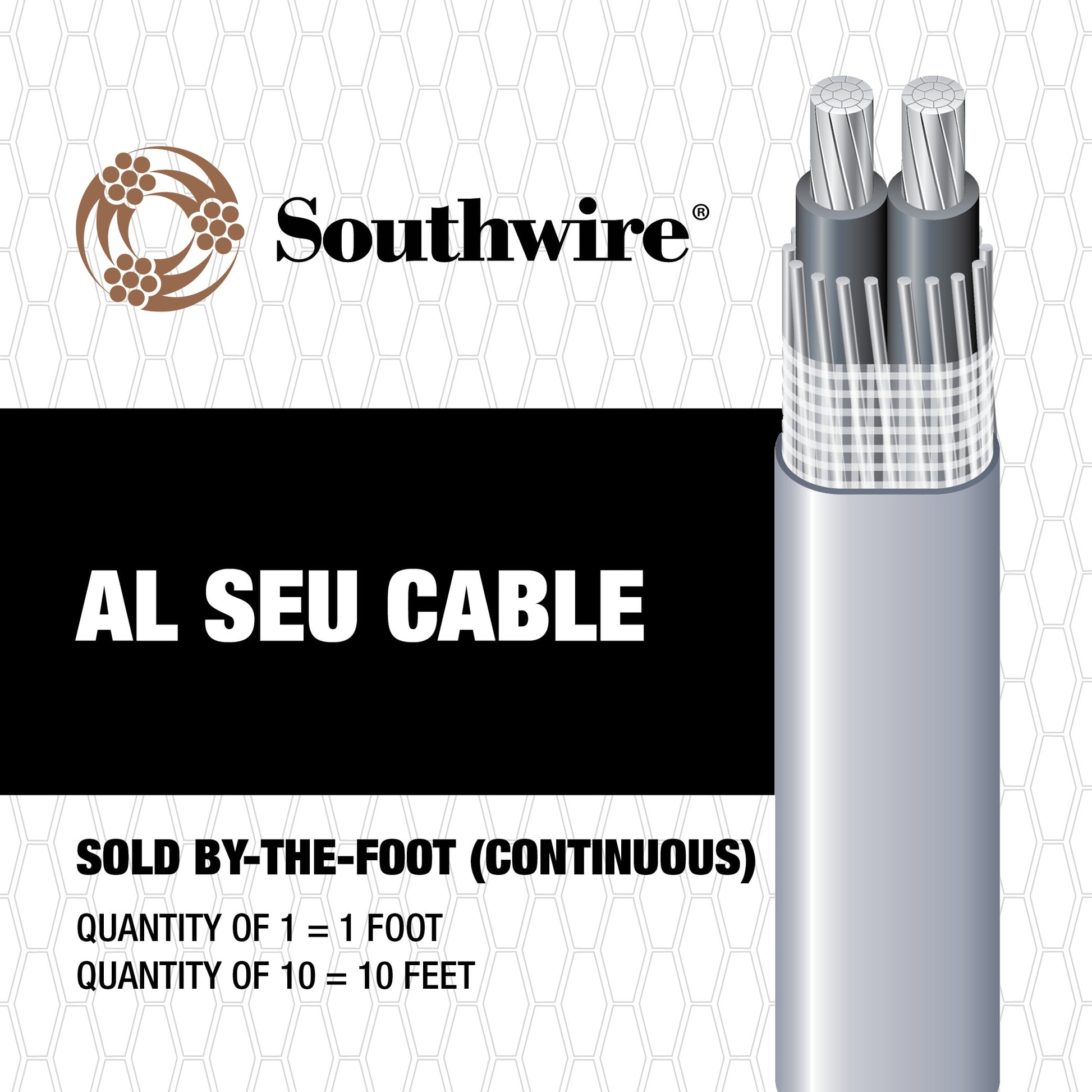 Southwire 2-2-2 Stranded Aluminum SEU By-the-foot