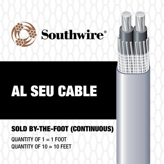 Southwire 2-2-2 Stranded Aluminum SEU By-the-foot
