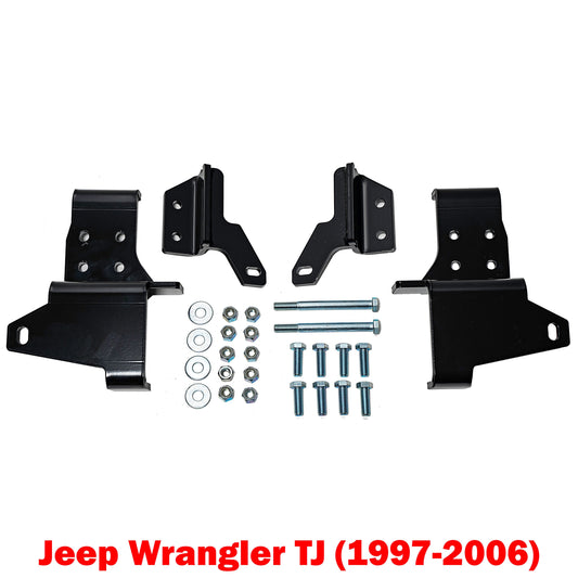 DK2 Mount Kit Snow Plow Accessory Compatible with Jeep Wrangler Tj 1997-2006 84117