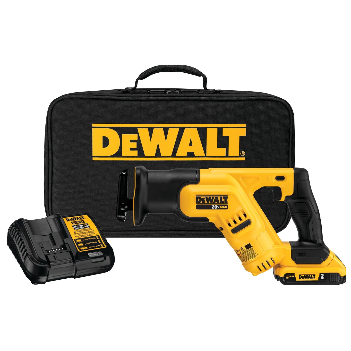 DEWALT 20-volt Variable Speed Cordless Reciprocating Saw (Charger Included and Battery Included) DCS387D1