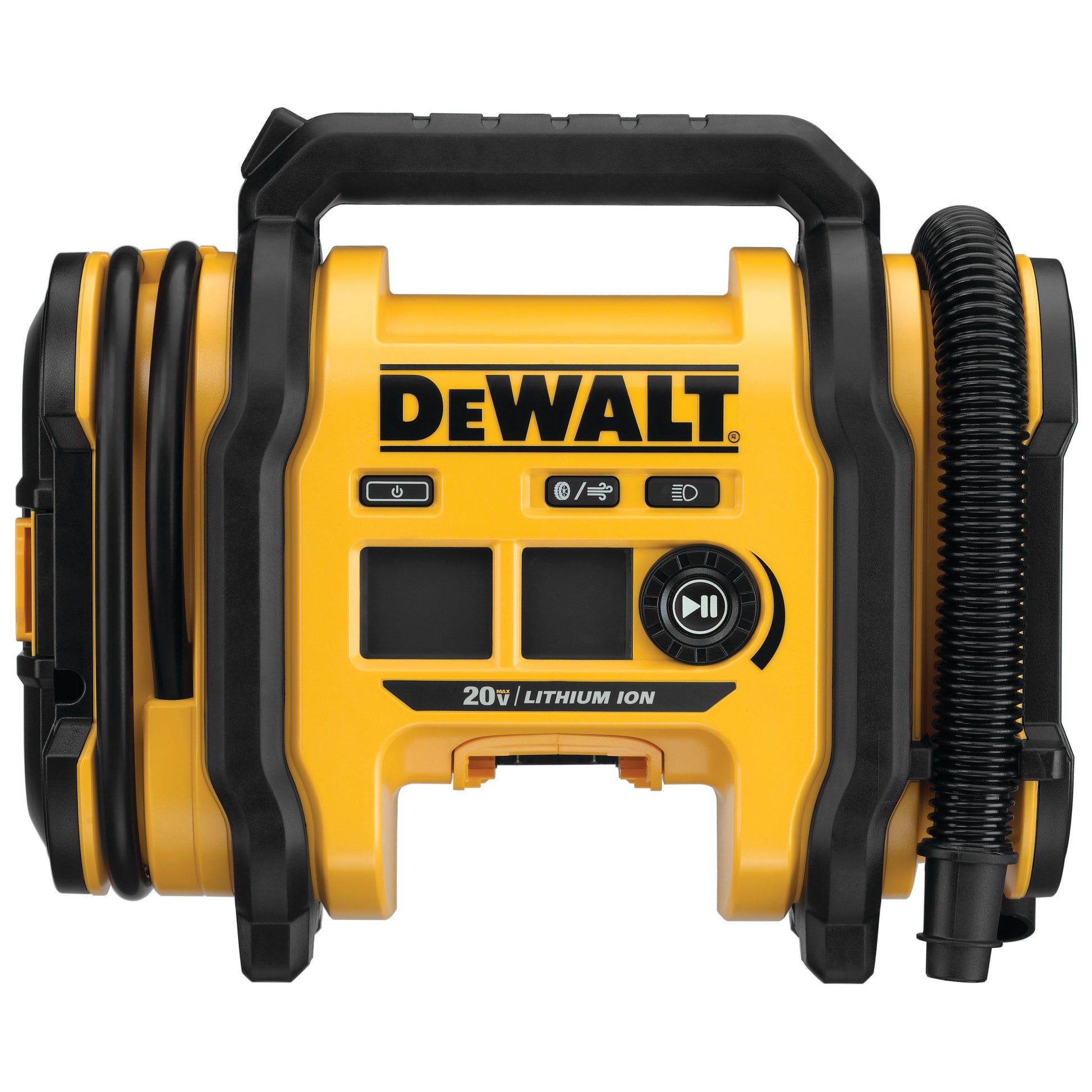 DEWALT 110-volt Lithium Ion (li-ion) Air Inflator (Power Source: Battery/Car/Electric) DCC020IB