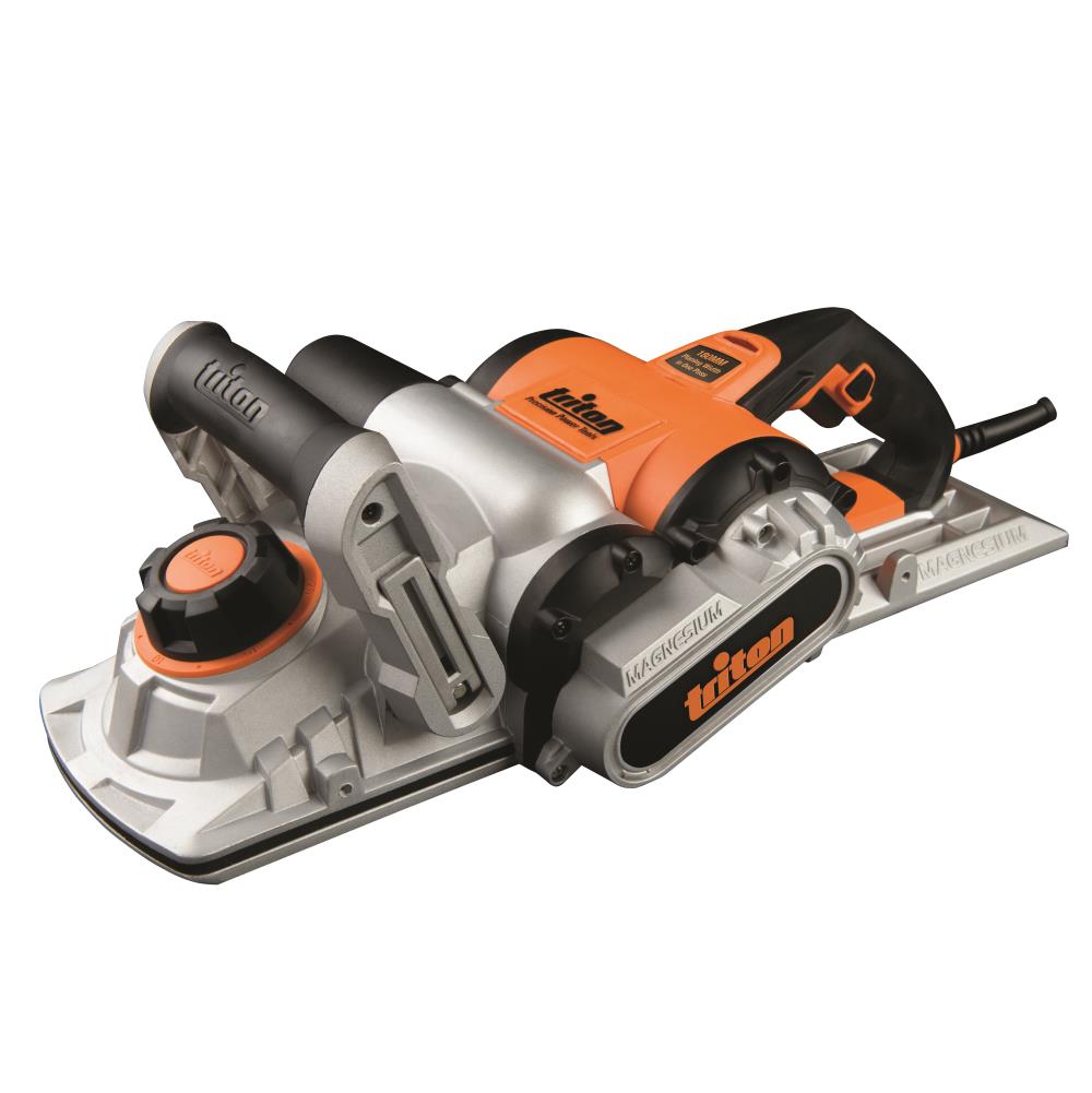Triton Tools 12.5-Amp Triple-Blade Handheld Planer, 7-in Width, 45,000 Cuts per Minute, CSA Safety Listed TPL180