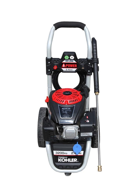 A-iPower 3200 PSI 2.4-GPMs Cold Water Gas Pressure Washer with 4 Spray Tips APW3200K