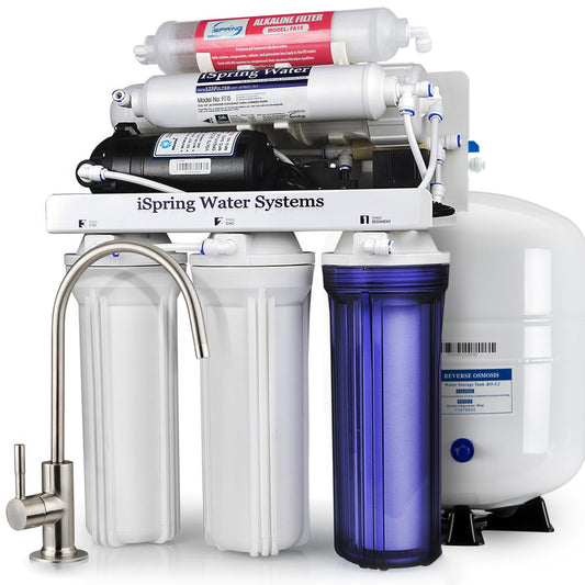 iSpring RCC7P-AK 6 Stage RO Water System 6-stage Multi-method Reverse Osmosis Filtration System