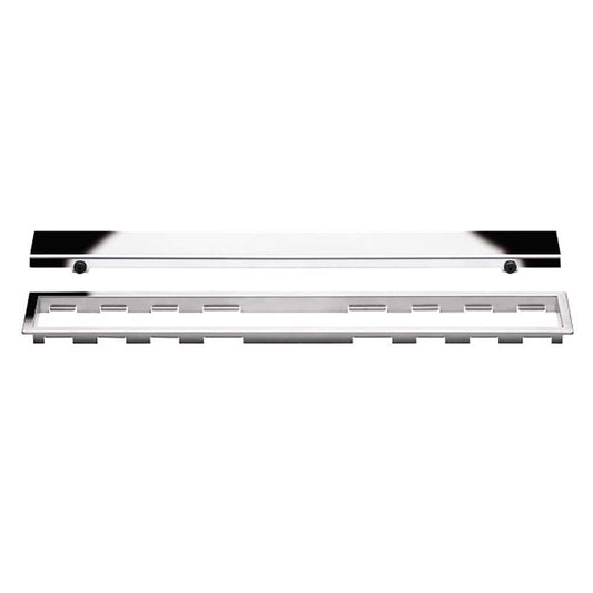 Schluter Systems Kerdi-Line Chrome Rectangle Grate