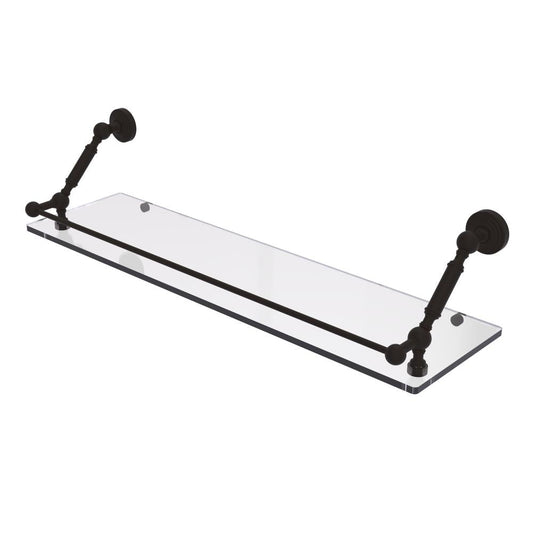 Allied Brass Waverly Place Oil-rubbed Bronze Wall mount Bathroom Shelf ( 30-in x 7.3-in x 8-in )