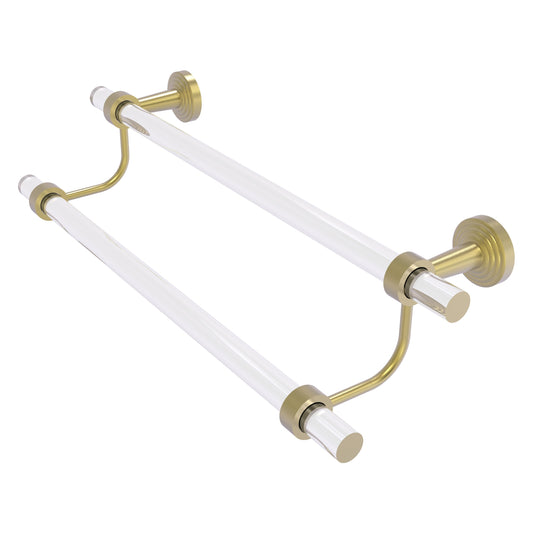 Allied Brass Pacific Beach 24-in double Satin Brass Wall mount Double Towel Bar