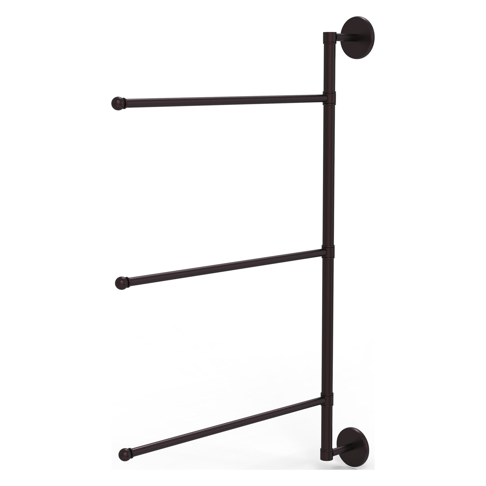 Allied Brass Prestige Skyline 28-in Antique Bronze Wall mount Single Towel Bar