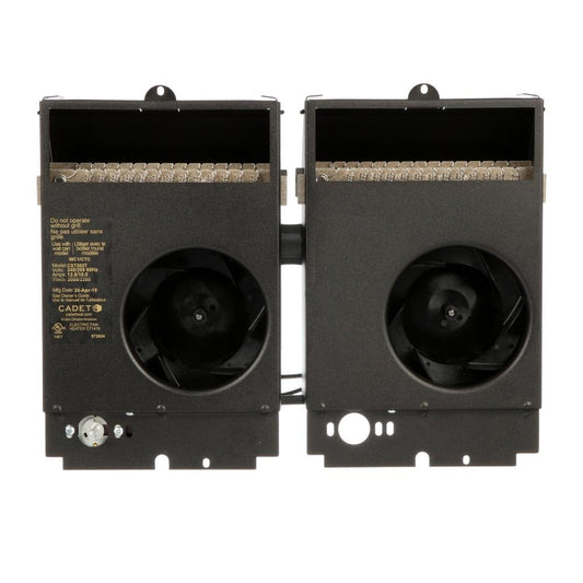 Cadet Com-Pak Twin Up to 3000-Watt 208/240-Volt Fan Heater (14.5-in L x 11.25-in H Grille) 67531