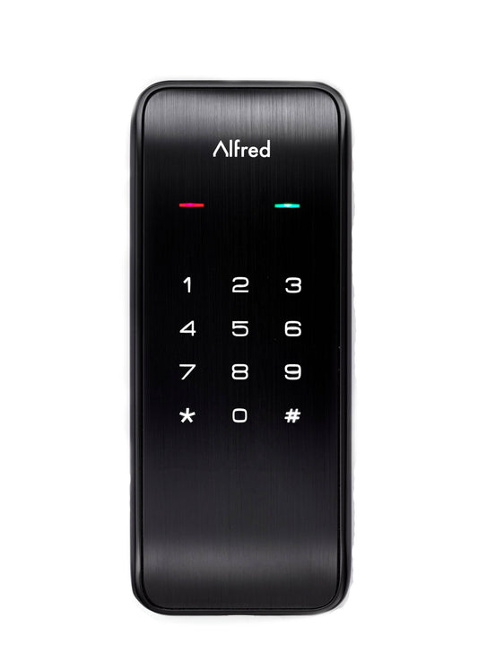 Alfred DB2 Black Smart Lock Electronic Deadbolt Bluetooth Touchscreen Keypad DB2-BL