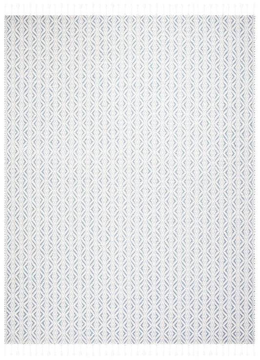 Safavieh Natura Royale 8 x 10 (ft) Loomed Ivory/Blue Rectangular Indoor Abstract Coastal Area rug
