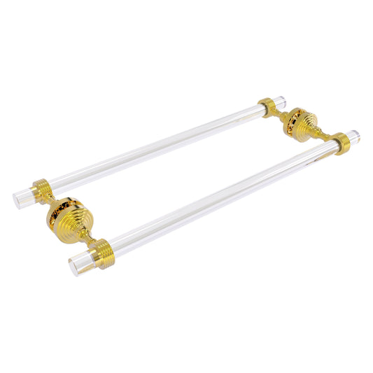 Allied Brass Pacific Grove 18-in double Polished Brass Wall mount Double Towel Bar