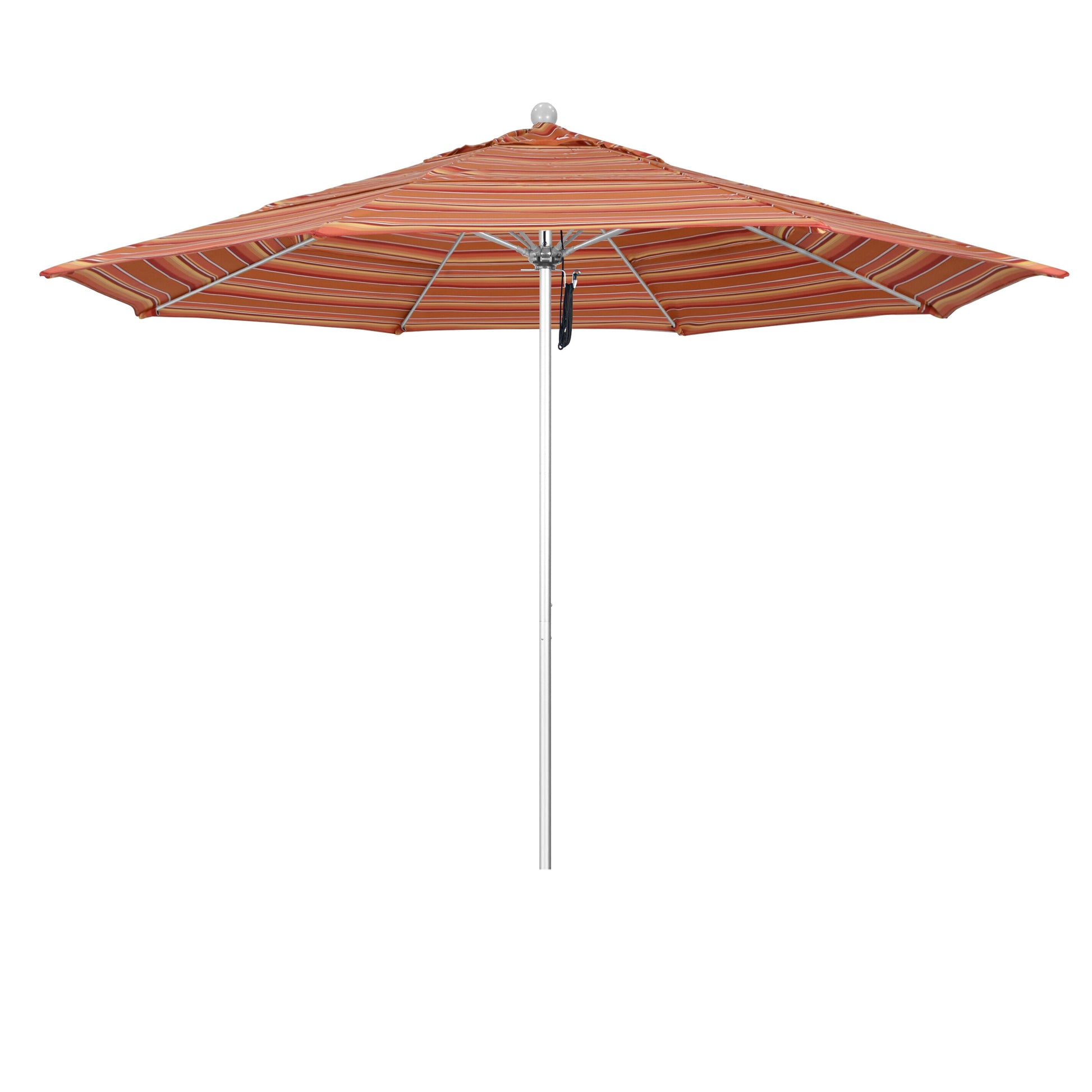 California Umbrella 11-ft Aluminum Multiple colors/finishes No-tilt Market Patio Umbrella