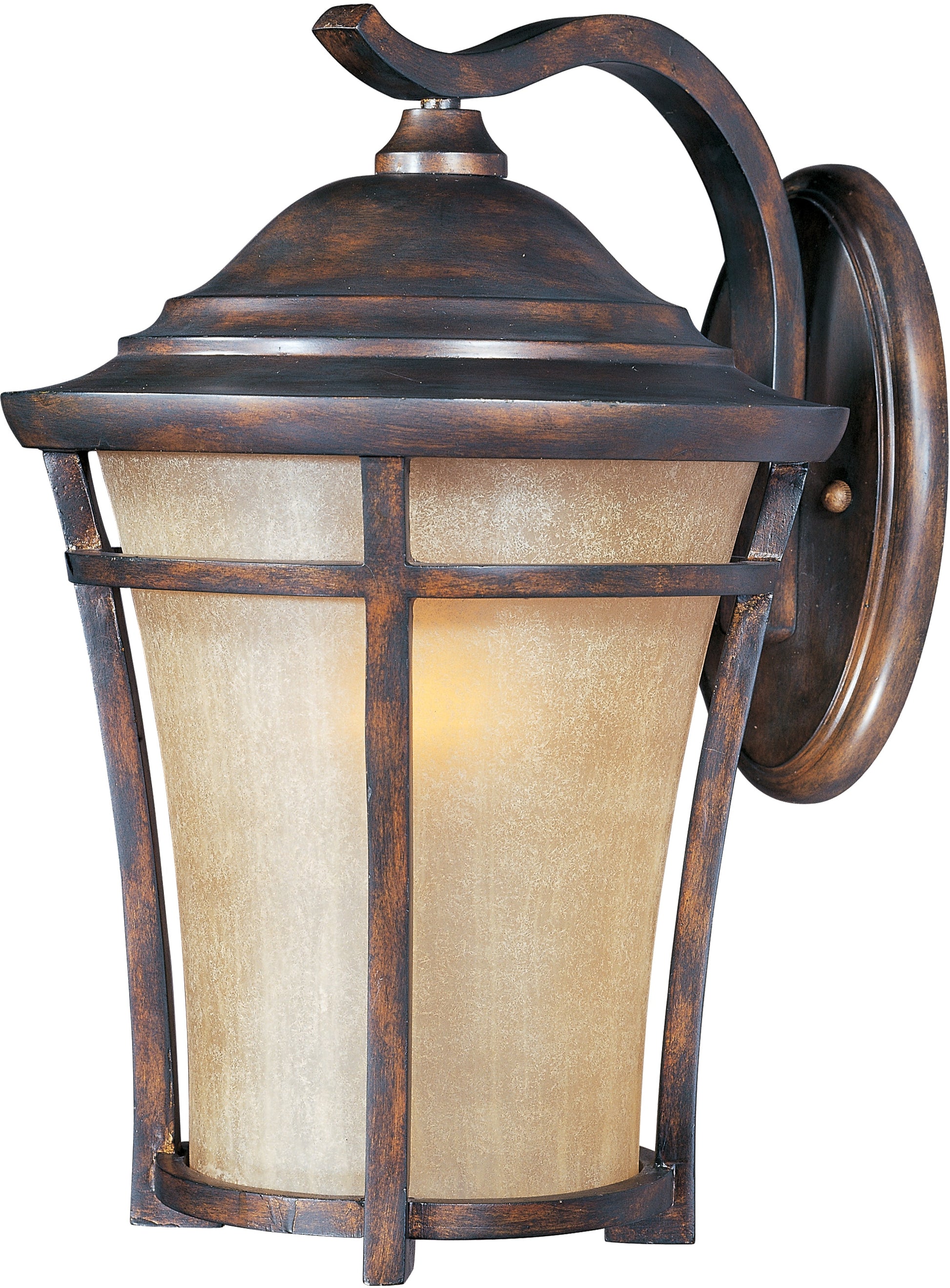 Maxim Lighting Balboa VX 1 -Light 17.5-in H Distressed Brown Hardwired Outdoor Wall Light