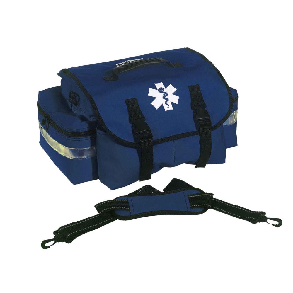 Arsenal Blue Polyester Tool Bag 16-in Buckle Closure Medium Size Reflective Stripe 13417