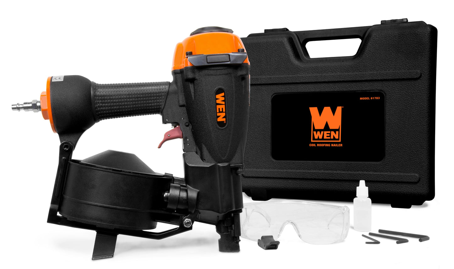 WEN 1.75-in 11-Gauge Pneumatic Roofing Nailer 61783