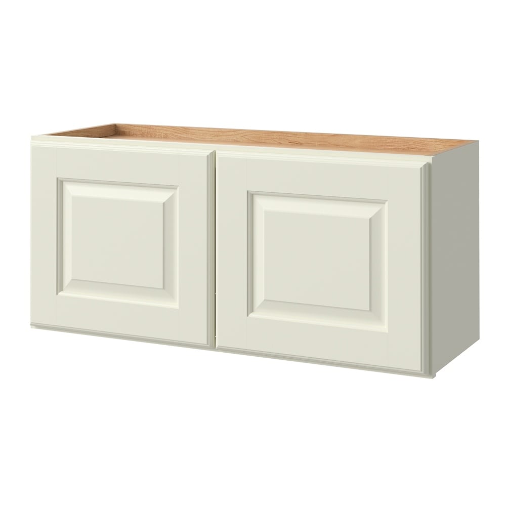 allen + roth Pattingham 33-in W x 15-in H x 12-in D Harbor Wall Fully assembled Cabinet Raised Panel