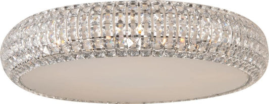 ET2 Bijou 4 -Light 13-in Polished Chrome Flush Mount Light