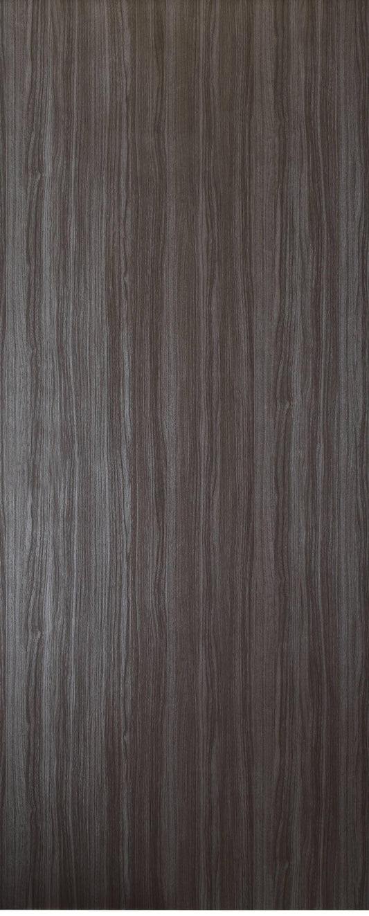 Belldinni Palladio Flat 28X80 Gray Oak 28-in x 80-in Dark Gray Flush Textured Solid core Prefinished Pine Wood Slab Door