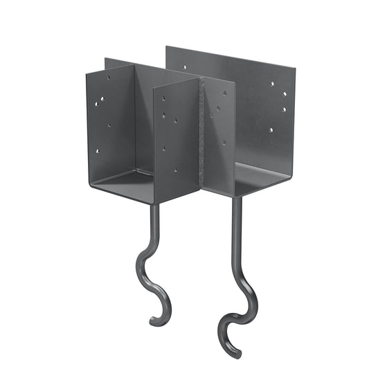 Simpson Strong-Tie CCTQM 5-1/2-in x 11-in Hot-dipped galvanized Wood to concrete (cast in place) Column cap