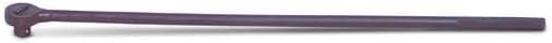 Wright Tool 6425 Ratchet, 1/2" Drive | 45-Tooth, 42" Long Black Knurled Steel Handle, Industrial Finish, Quick-Release Made in USA