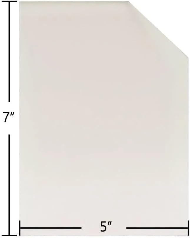 Squire 23" Traditional Replacement Glass – 5" x 7" (Part #7G23T, Sold Individually)