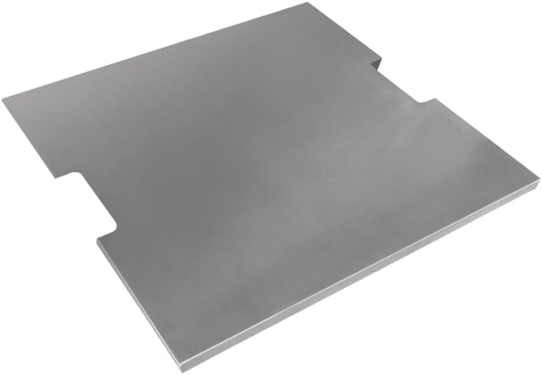 Elementi Outdoor Rowa Bar Fire Pit Table Square Stainless-Steel Lid 14 x 14 Inches Fire Pit Accessories Patio Heater Lid