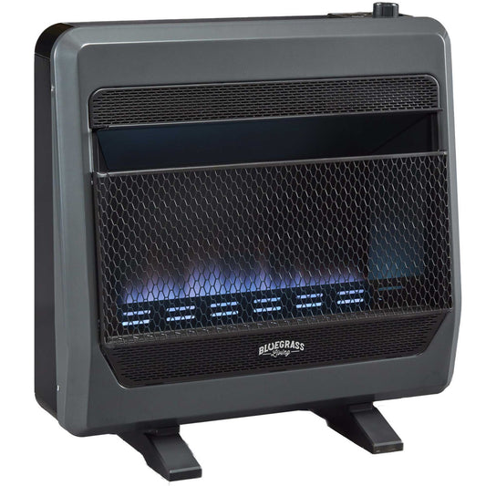Bluegrass Living 30000-BTU Wall or Floor-Mount Indoor Liquid Propane Vent-Free Convection Heater B30TPB-BB