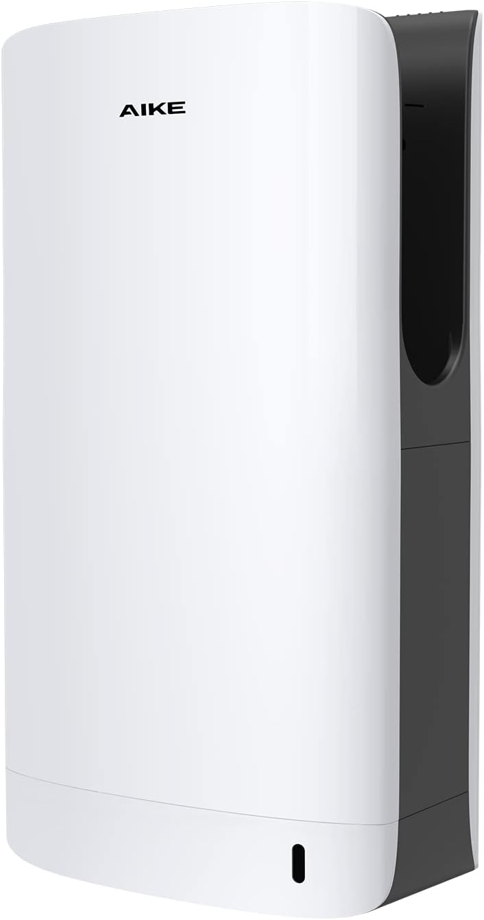 AIKE HEPA Filtered Vertical Hand Dryer Slim, 110-130V White Model AK2065
