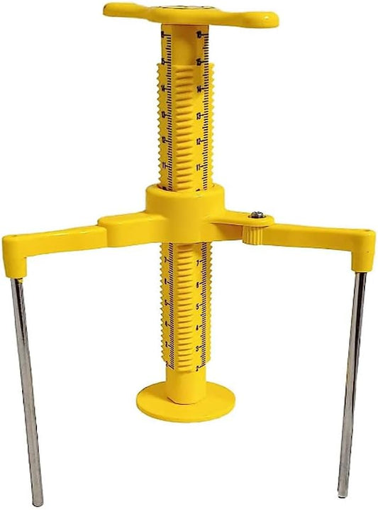 J&C TEC Screed Leveling Tripod for checking Height in Liquid Mortar, Three-sided Unique Ruler Display, Laser Line on Axis Ruler - 10 EA, (JNCTEC 10)