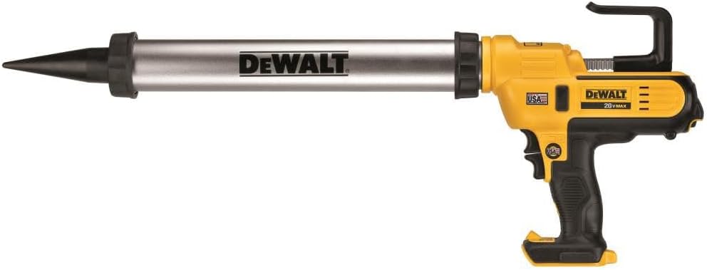 DEWALT 20V MAX* Cordless Caulking Gun, Sausage Pack, 300-600ml, Tool Only (DCE580B)