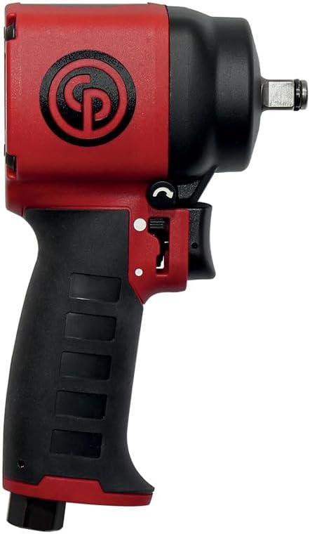 Chicago Pneumatic CP7731C Air Impact Wrench (3\/8 Inch), Air Impact Gun Industrial Repair & Assembly Tool, Pistol Handle, Single Hammer, Max Torque Output 450 ft. lbf\/469 Nm, 9000 RPM