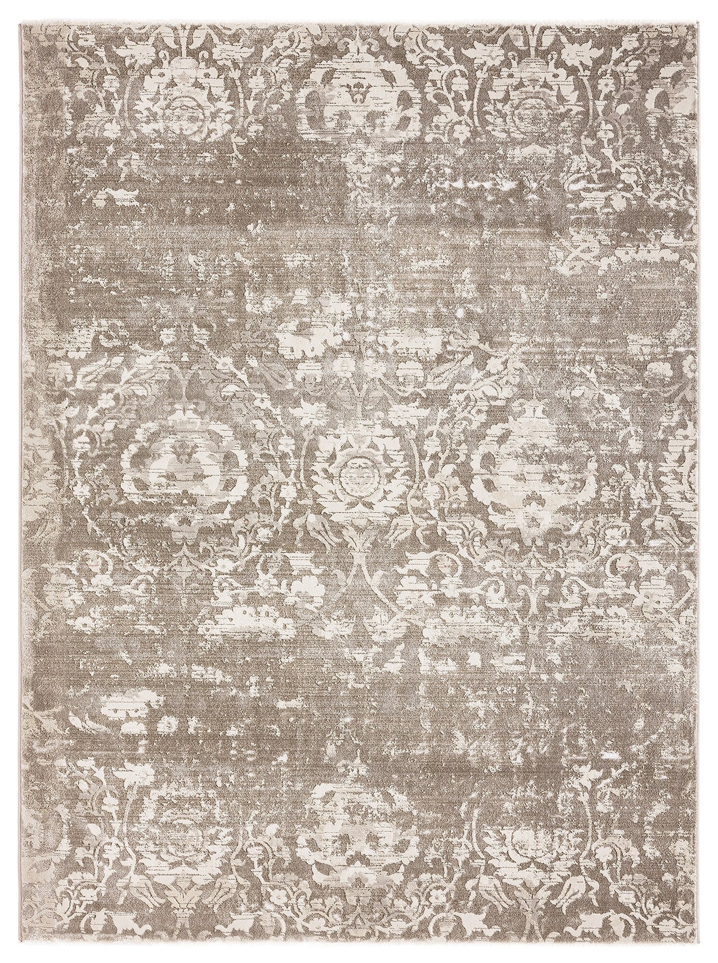 United Weavers Of America Imperial 5 x 7 Taupe Indoor Geometric Farmhouse/Cottage Area Rug
